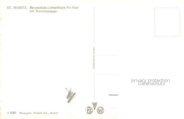 St Moritz GR Bergstation Luftseilbahn Piz Nair mit B – Bild 2