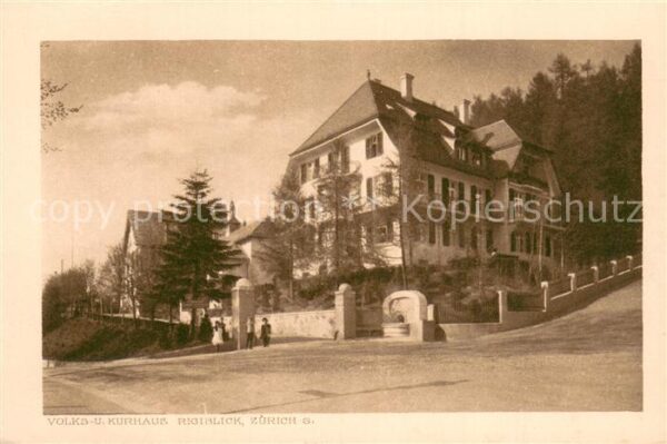 Zuerich ZH Volks und Kurhaus Rigiblick