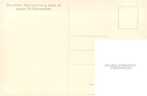 Marmorera GR Staudamm mit Piz Grevasalvas – Bild 2