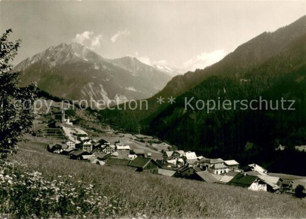 Salouf GR Panorama mit Lenzerhorn