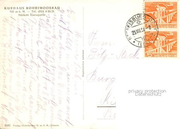 Rohrimoosbad Buchholterberg Kurhaus Panorama – Bild 2