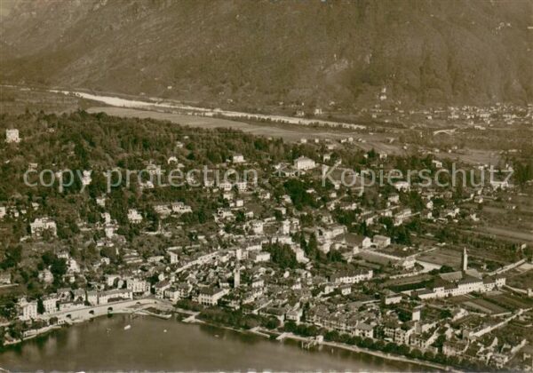 Ascona Lago Maggiore Fliegeraufnahme
