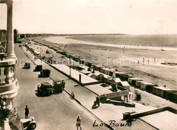 La Baule sur Mer 44 Vue de la plage vers Pornichet prise de