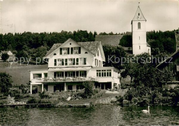 Bollingen See-Gaster Restaurant Schiffahrt Kirche am Obersee