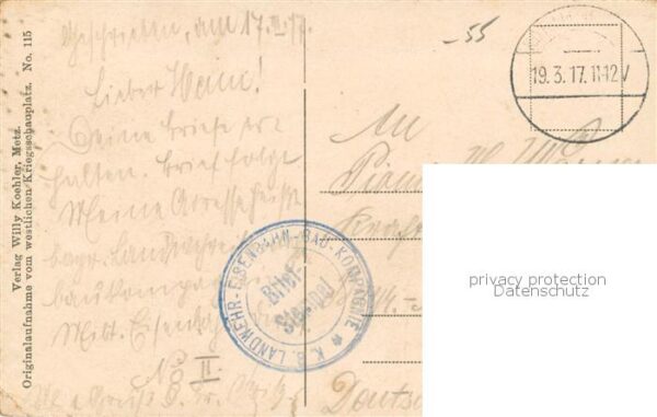 Vigneulles  55-les-Hattonchatel Feldlazarett – Bild 2