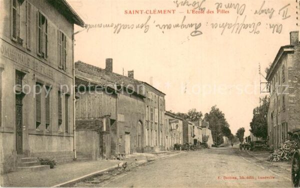 Saint-Clement 54 Meurthe-et-Moselle Ecole des Filles Feldpost