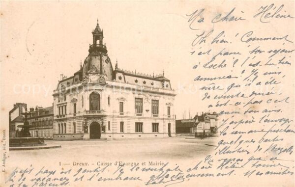 Dreux 28 Caisse d Epargne et Mairie