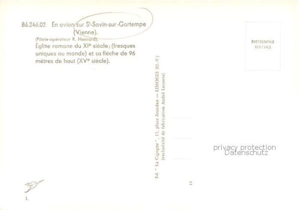 Saint-Savin-sur-Gartempe Eglise romane du XIe siècle et sa flèch – Bild 2