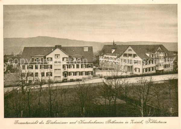 Bethanien Klinik Zuerich ZH Gesamtansicht d. Diakonissen- u. Kranke