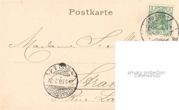 Chateau-Salins 57 Moselle Teilansicht Strasse – Bild 2