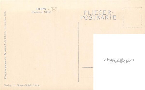 Horn BE Fliegeraufnahme Bahnhof – Bild 2