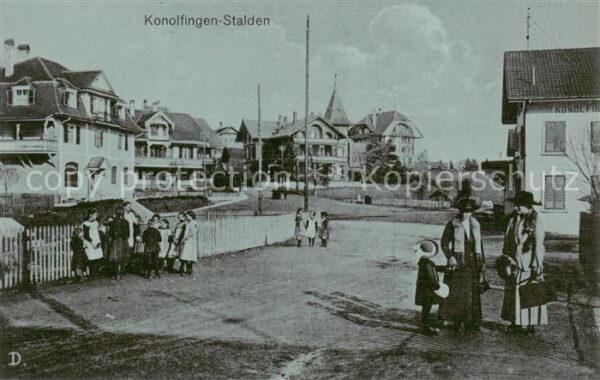 Stalden Konolfingen BE Partie auf der Strasse