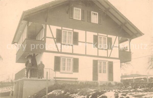 Muensingen Konolfingen BE Haus Aussenansicht Fachwerkstil