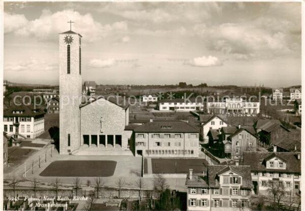 Flawil Kath. Kirche u. Krankenhaus
