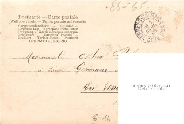 Saales 67 Vosges Deutsch-Franzö. Grenze – Bild 2