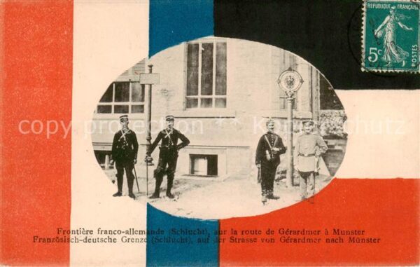 La Schlucht 88 Gerardmer Vosges Französisch-deutsche Grenze a. d. Stras