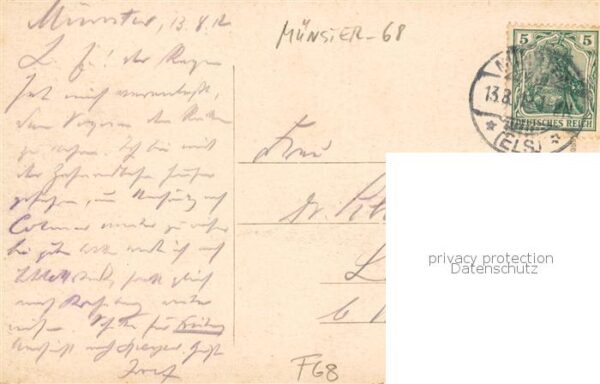 Muenster  Elsass Munster 68 Alsace Gesamtansicht – Bild 2