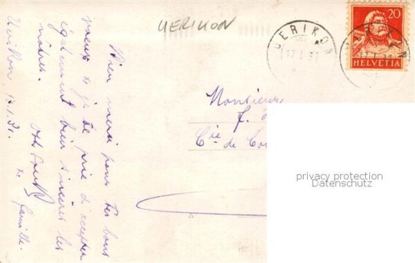 Uerikon ZH Teilansicht m. See – Bild 2