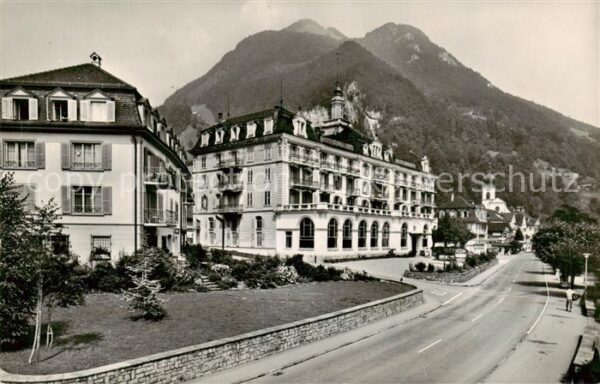 Gersau Vierwaldstaettersee SZ Hotel Müller Aussenansicht