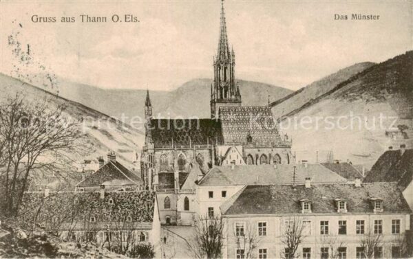 Thann  68 Alsace Das Münster