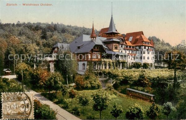Zuerich ZH Waldhaus Dolder Aussenansicht