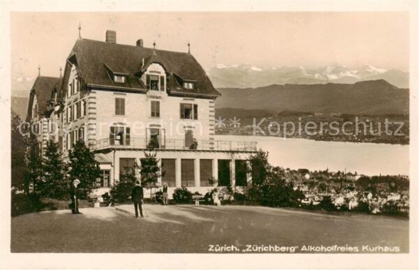 Zuerichberg ZH Alkoholfreies Kurhaus Aussenansicht m.