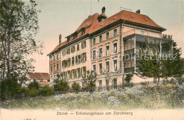 Zuerich ZH Erholungsheim am Zürichberg Aussenansic
