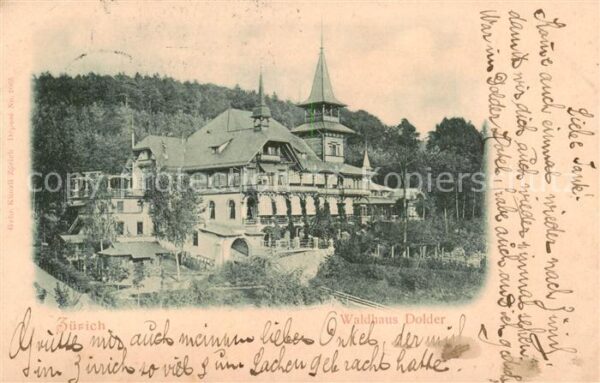 Zuerich ZH Waldhaus Dolder Aussenansicht