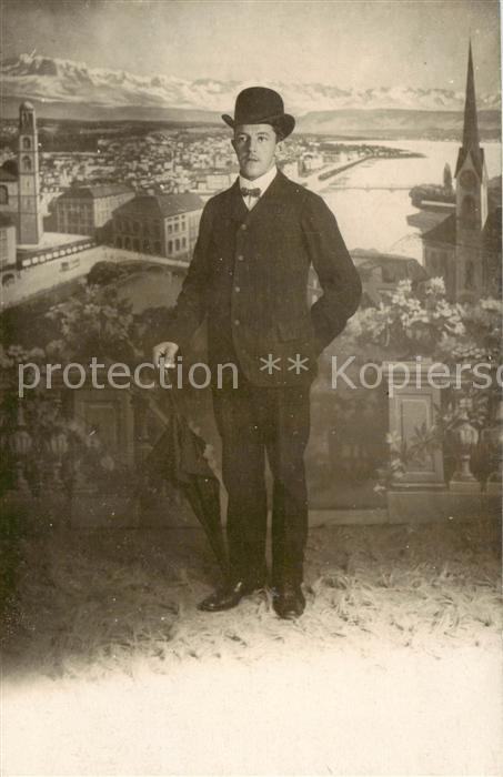 Zuerich ZH Mann-Portrait