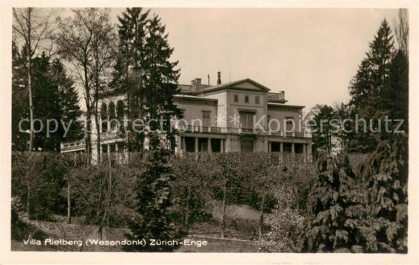 Enge Zuerich Villa Rietberg Aussenansicht