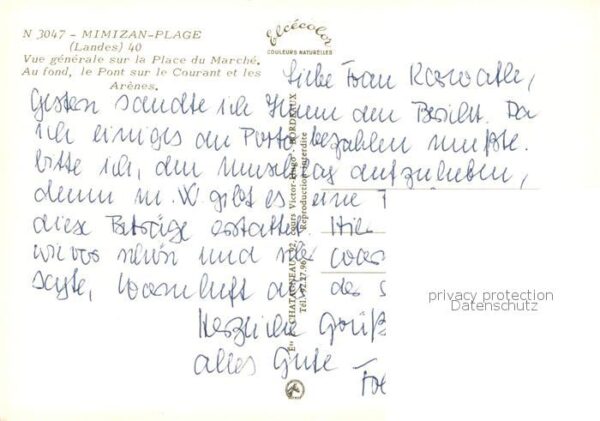 Mimizan Plage Fliegeraufnahme Place du Marche – Bild 2