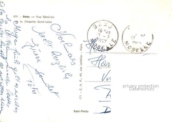 Dabo Dagsburg 57 Moselle Vue Generale et la Chapelle Saint-Leon – Bild 2