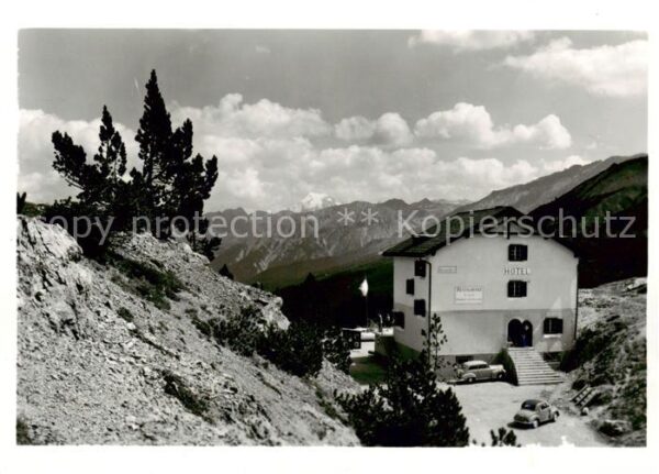 Ofenbergpasshoehe 2155m Zernez GR Passantenhaus Süsom Gjve Aussenansicht