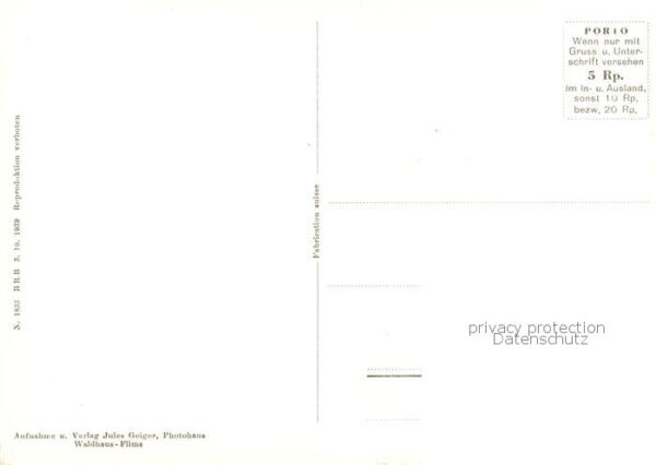 Ilanz GR Gesamtansicht . Brigelserhöhe – Bild 2