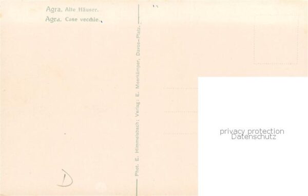 Agra  TI Alte Häuser - Partie im Dorf – Bild 2