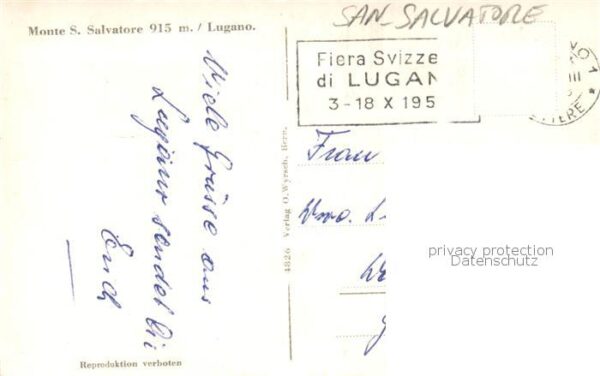 San Salvatore 912m Monte TI Monte San Salvatore m.Luganer See – Bild 2
