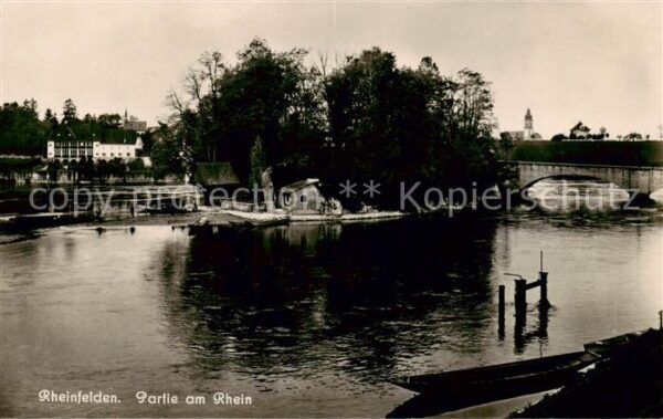 Rheinfelden AG Partie am Rhein - Haus-Salmegg - Insel