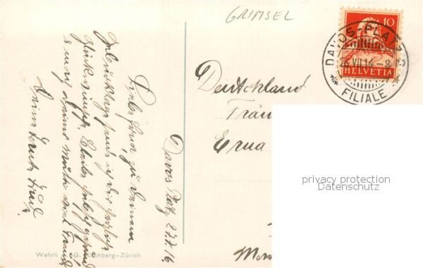 Grimsel Pass Schweizer Alpenpost m. Kutschen – Bild 2