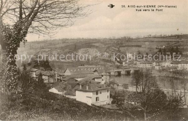 Aixe-sur-Vienne 87 Haute-Vienne Vue vers le Pont