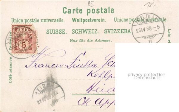 Basel BS St. Jakobdenkmal - Kathedrale - Rhein – Bild 2
