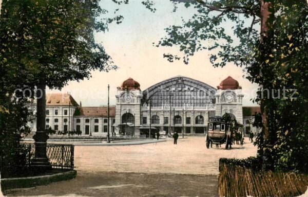 Basel BS Bundesbahnhof m. Kutsche