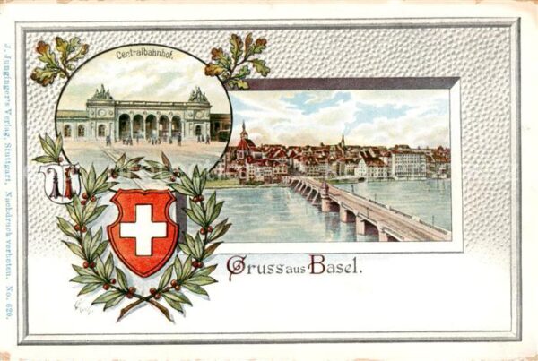Basel BS Centralbahnhof u. Rheinbrücke