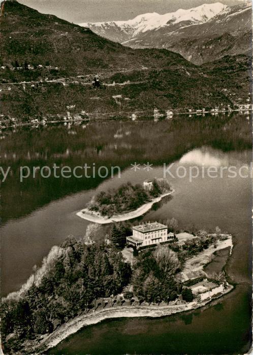 Isole di Brissago Fliegeraufnahme Botanischer Park