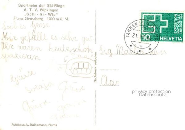 Flums  SG Sportheim d. Ski-Regie A. T. V. Wipking – Bild 2