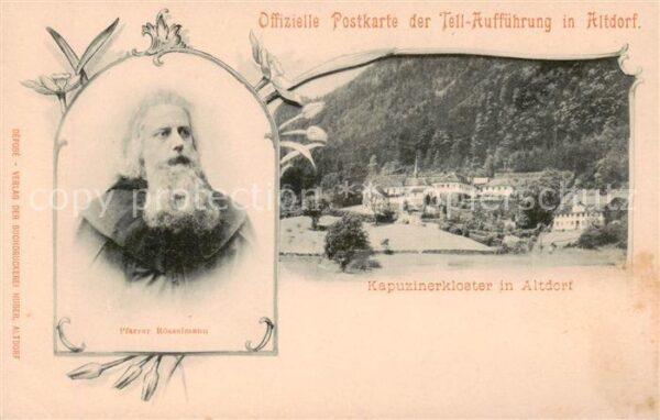 Altdorf  UR Kapuzinerkloster u. Pfarrer Rösselmann