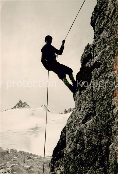 Adelboden BE Kletterer Bergsteiger