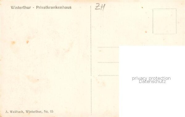 Winterthur  ZH Privatkrankenhaus Aussenansicht – Bild 2