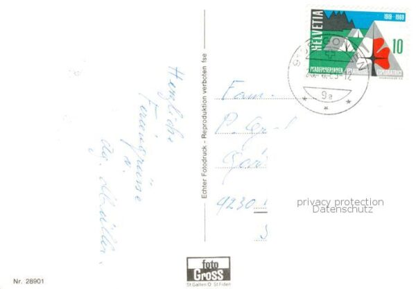Gonten IR Gesamtansicht m. Säntiskette u. Chalet- – Bild 2