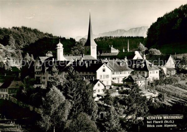 Magdenau Botsberg Flawil SG Kloster Magdenau Aussenansicht m. Alpst