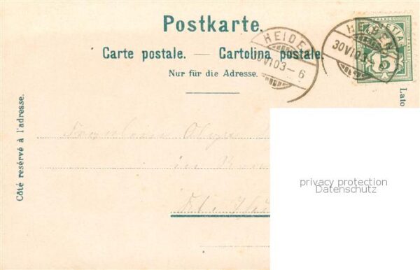 Heiden AR Werdstrasse Litho – Bild 2